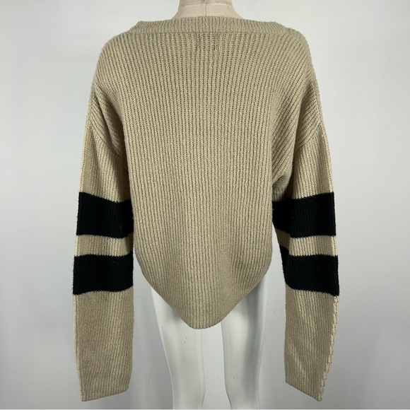 JOHN + JENN Stylish Beige and Black Women's Sweater S - Picture 5 of 11